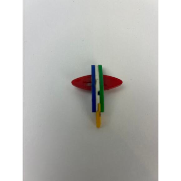 Vintage 1950s Mystery Airplane Puzzle Key Chain Toy Jericho Corp NY - Picture 5 of 5